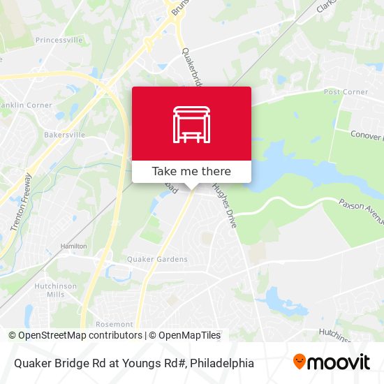 Mapa de Quaker Bridge Rd at Youngs Rd#