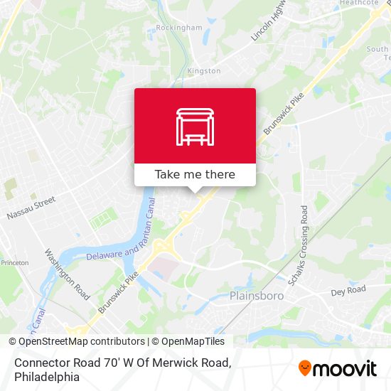 Connector Road 70' W Of Merwick Road map