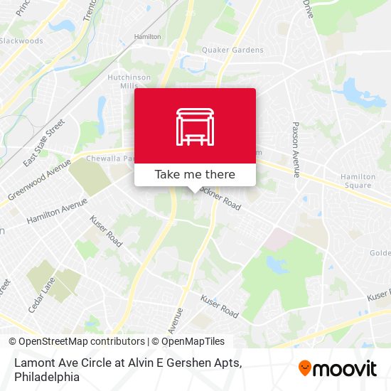 Mapa de Lamont Ave Circle at Alvin E Gershen Apts