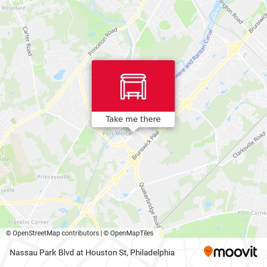 Nassau Park Blvd at Houston St map