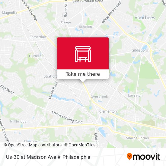Us-30 at Madison Ave # map