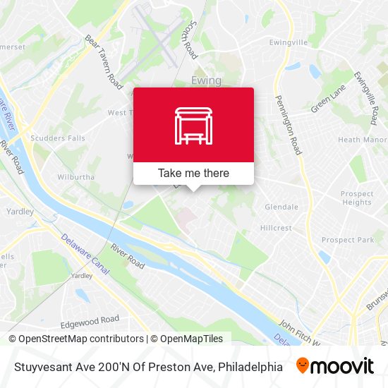 Mapa de Stuyvesant Ave 200'N Of Preston Ave