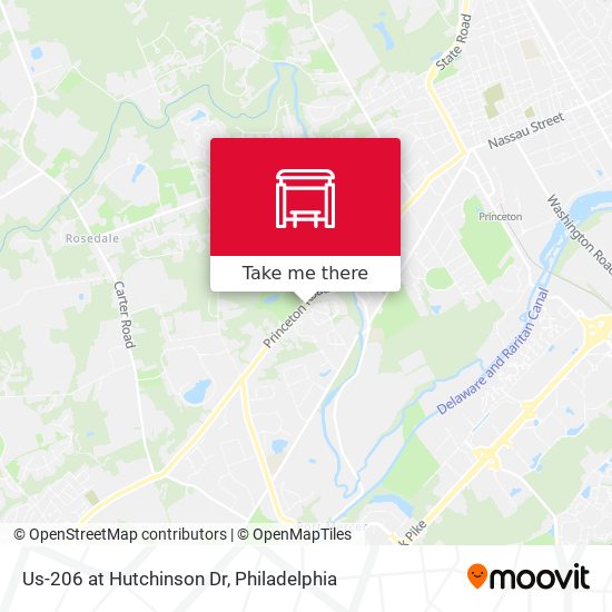 Us-206 at Hutchinson Dr map