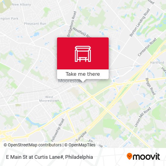 E Main St at Curtis Lane# map