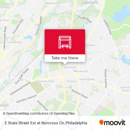 Mapa de E State Street Ext at Norcross Cir