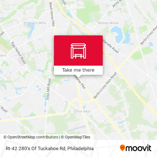 Rt-42 280's Of Tuckahoe Rd map