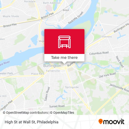 Mapa de High St at Wall St