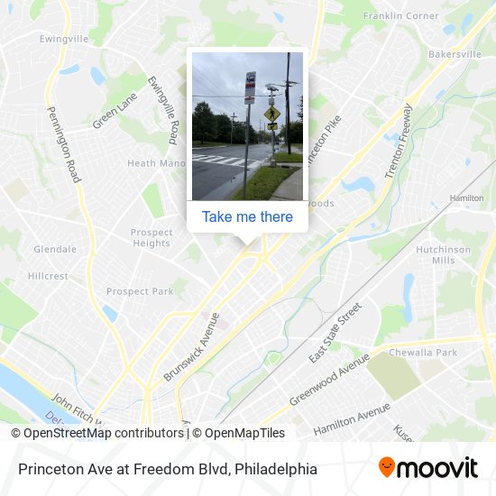 Mapa de Princeton Ave at Freedom Blvd