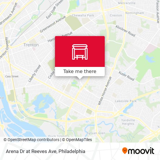 Mapa de Arena Dr at Reeves Ave