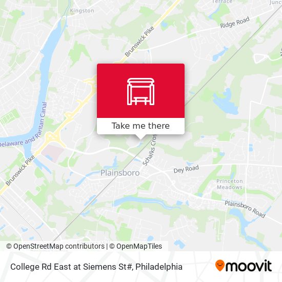 Mapa de College Rd East at Siemens St#