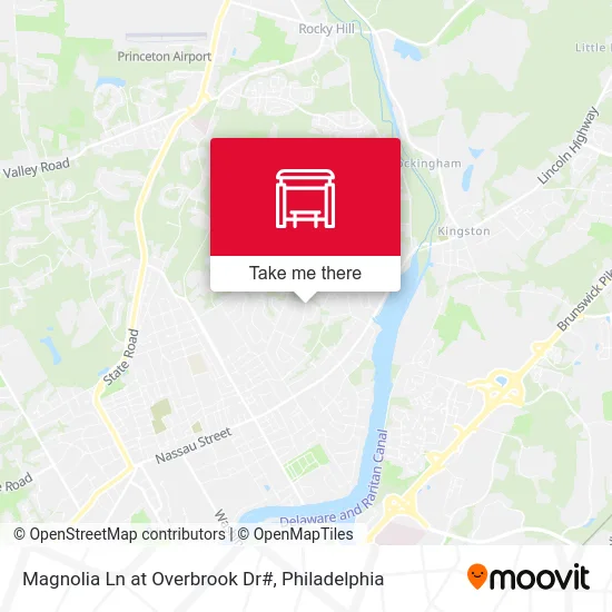 Magnolia Ln at Overbrook Dr# map