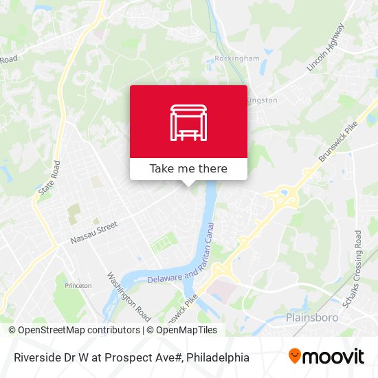Riverside Dr W at Prospect Ave# map