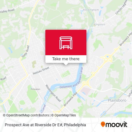 Mapa de Prospect Ave at Riverside Dr E#