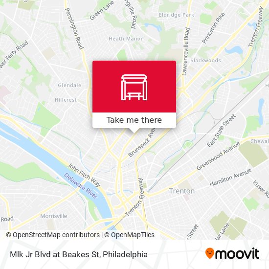Mlk Jr Blvd at Beakes St map