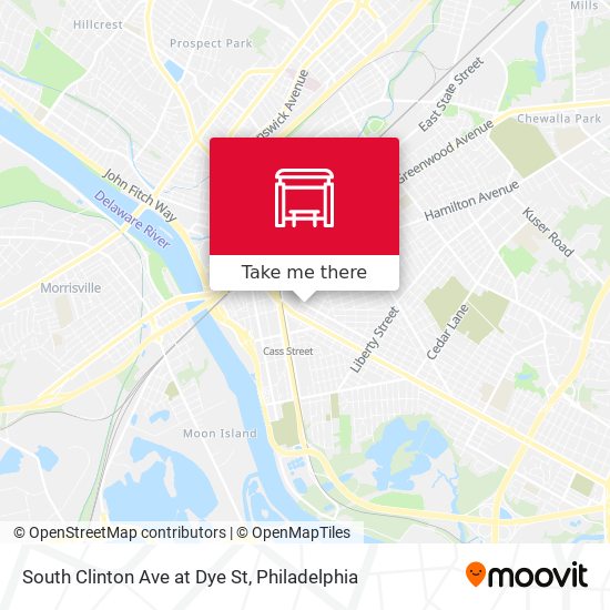 Mapa de South Clinton Ave at Dye St
