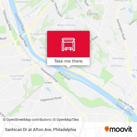 Mapa de Sanhican Dr at Afton Ave