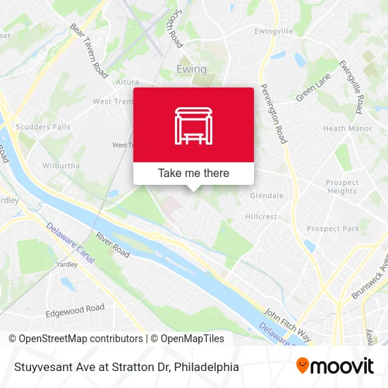 Stuyvesant Ave at Stratton Dr map