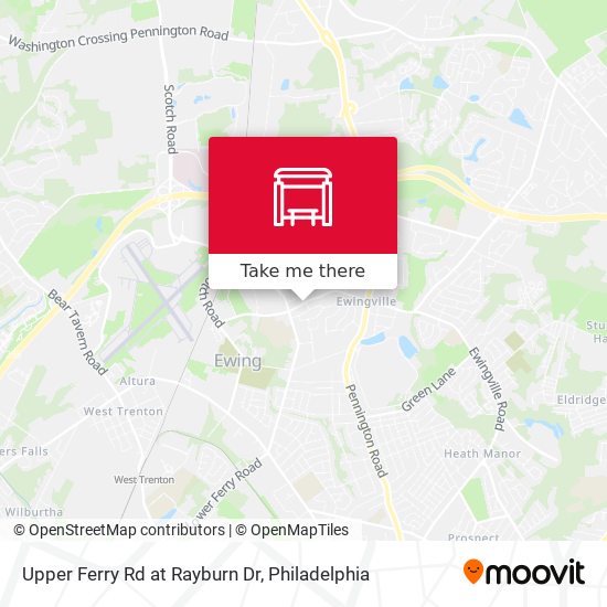 Upper Ferry Rd at Rayburn Dr map