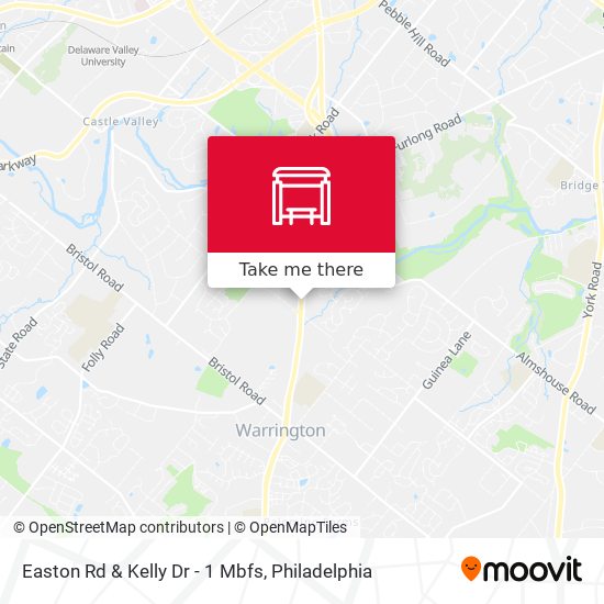 Easton Rd & Kelly Dr - 1 Mbfs map