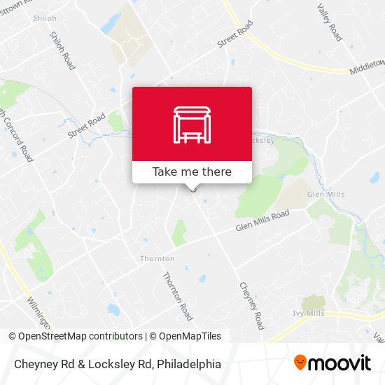 Cheyney Rd & Locksley Rd map