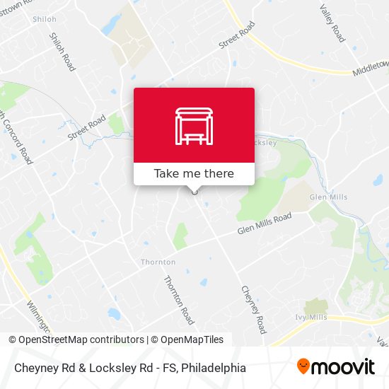 Mapa de Cheyney Rd & Locksley Rd - FS
