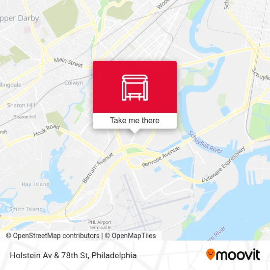 Holstein Av & 78th St map