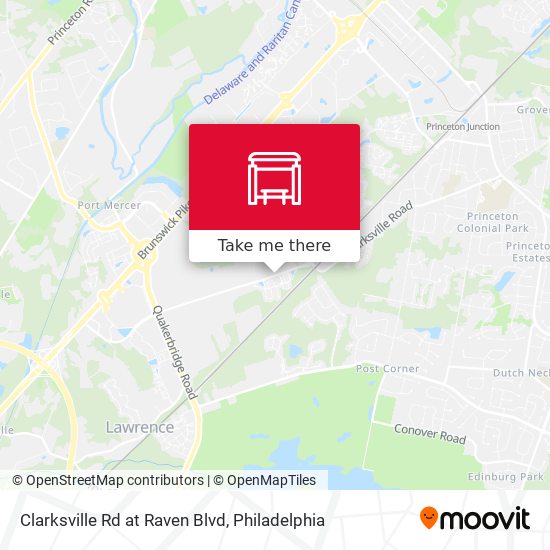 Mapa de Clarksville Rd at Raven Blvd