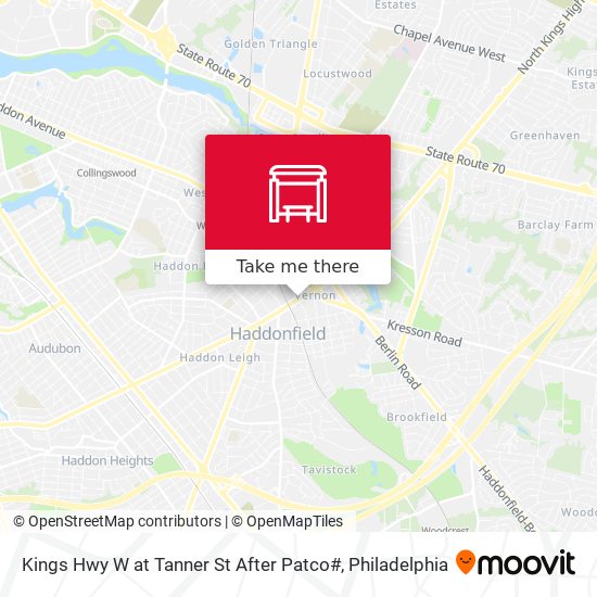 Kings Hwy W at Tanner St After Patco# map