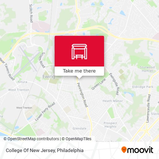 Mapa de College Of New Jersey