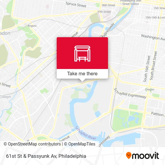 61st St & Passyunk Av map