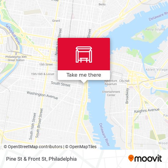 Mapa de Pine St & Front St