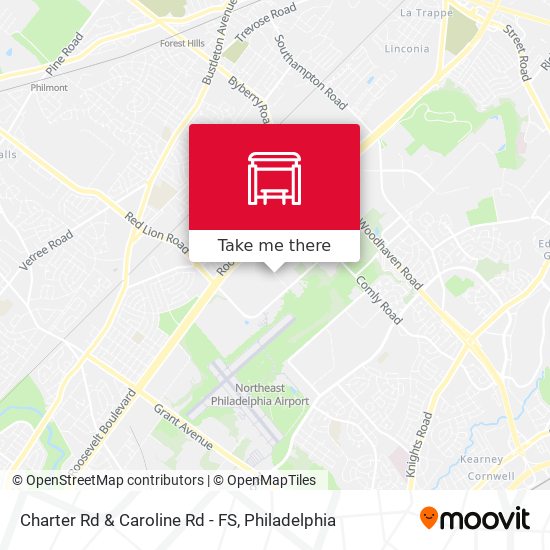 Charter Rd & Caroline Rd - FS map