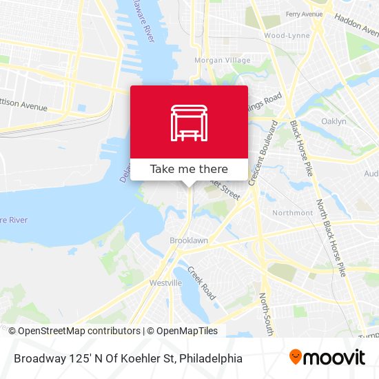 Mapa de Broadway 125' N Of Koehler St