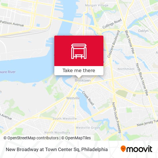 Mapa de New Broadway at Town Center Sq
