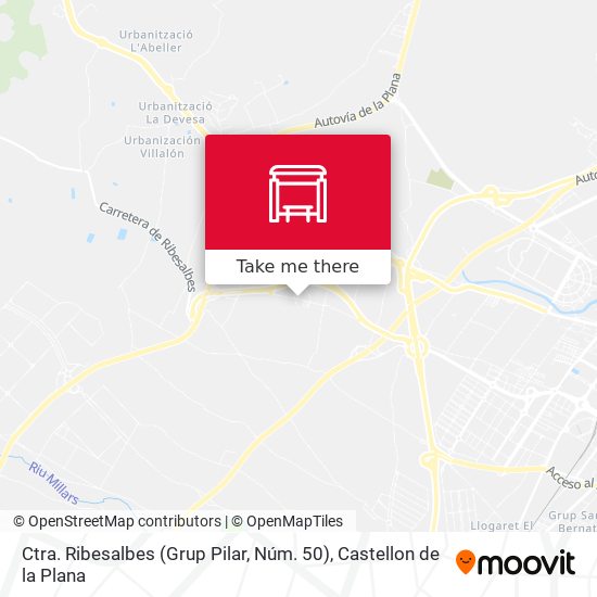 Ctra. Ribesalbes (Grup Pilar, Núm. 50) map