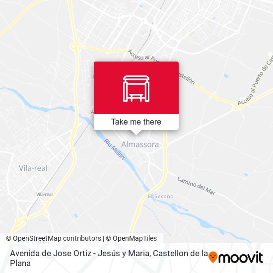 Avenida de Jose Ortiz - Jesús y Maria map