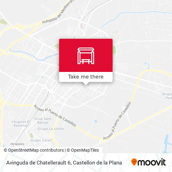 mapa Avinguda de Chatellerault 6