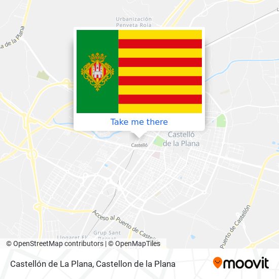 Castellón de La Plana map