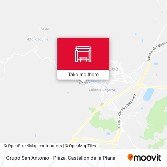 Grupo San Antonio - Plaza map