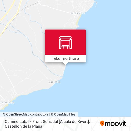 mapa Camino Latall - Front Serradal [Alcalà de Xivert]