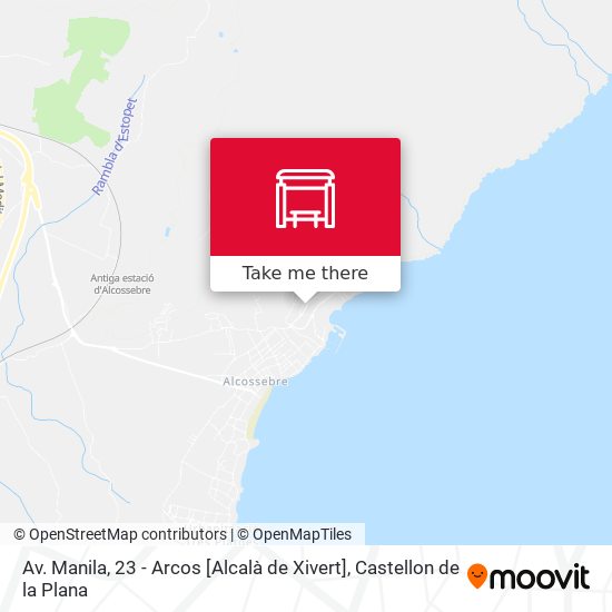 mapa Av. Manila, 23 - Arcos [Alcalà de Xivert]