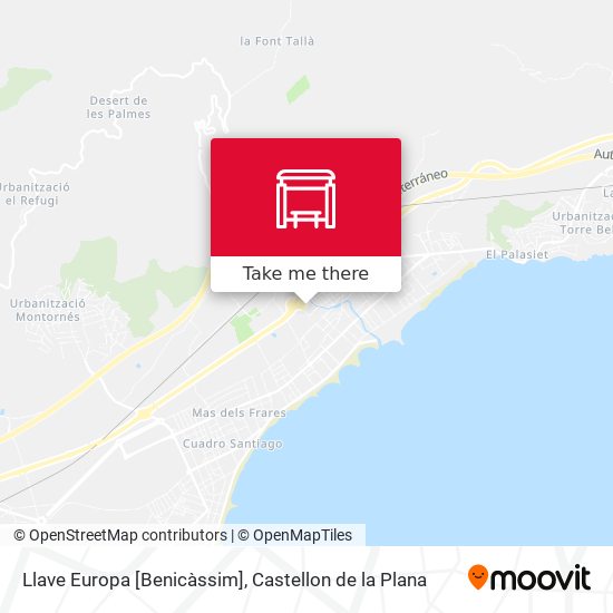 Llave Europa [Benicàssim] map