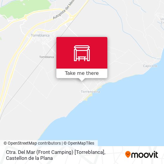 Ctra. Del Mar (Front Camping) [Torreblanca] map