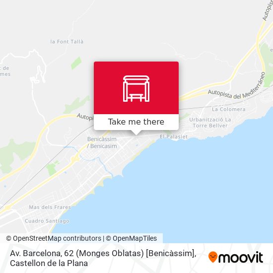Av. Barcelona, 62 (Monges Oblatas) [Benicàssim] map