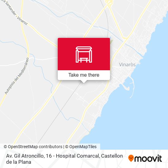 mapa Av. Gil Atroncillo, 16 - Hospital Comarcal