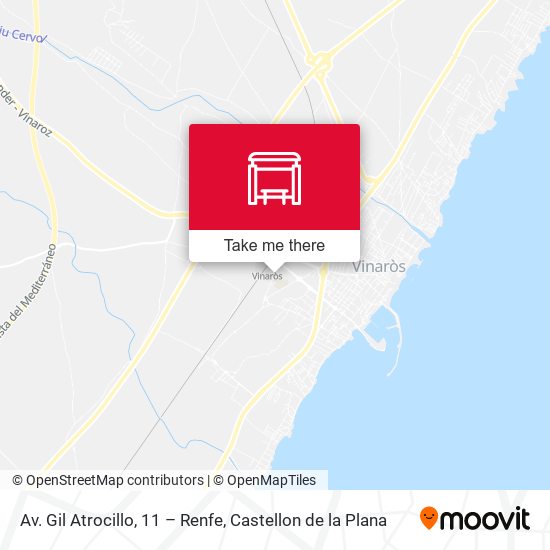 mapa Av. Gil Atrocillo, 11 – Renfe