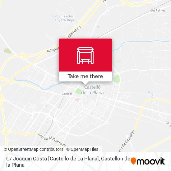 C/ Joaquín Costa [Castelló de La Plana] map