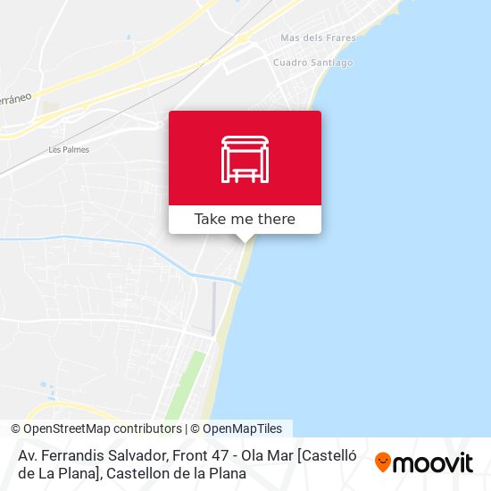 Av. Ferrandis Salvador, Front 47 - Ola Mar [Castelló de La Plana] map