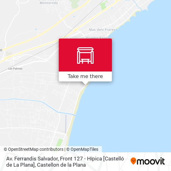 mapa Av. Ferrandis Salvador, Front 127 - Hípica [Castelló de La Plana]