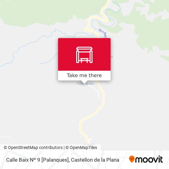 mapa Calle Baix Nº 9 [Palanques]